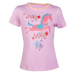 Flower Pony Girls Tee