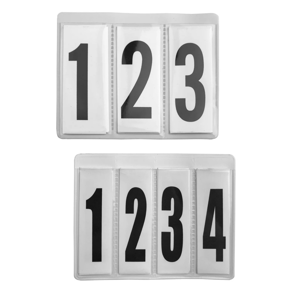 replacement number inserts for leather number holders for bridle and saddle pad