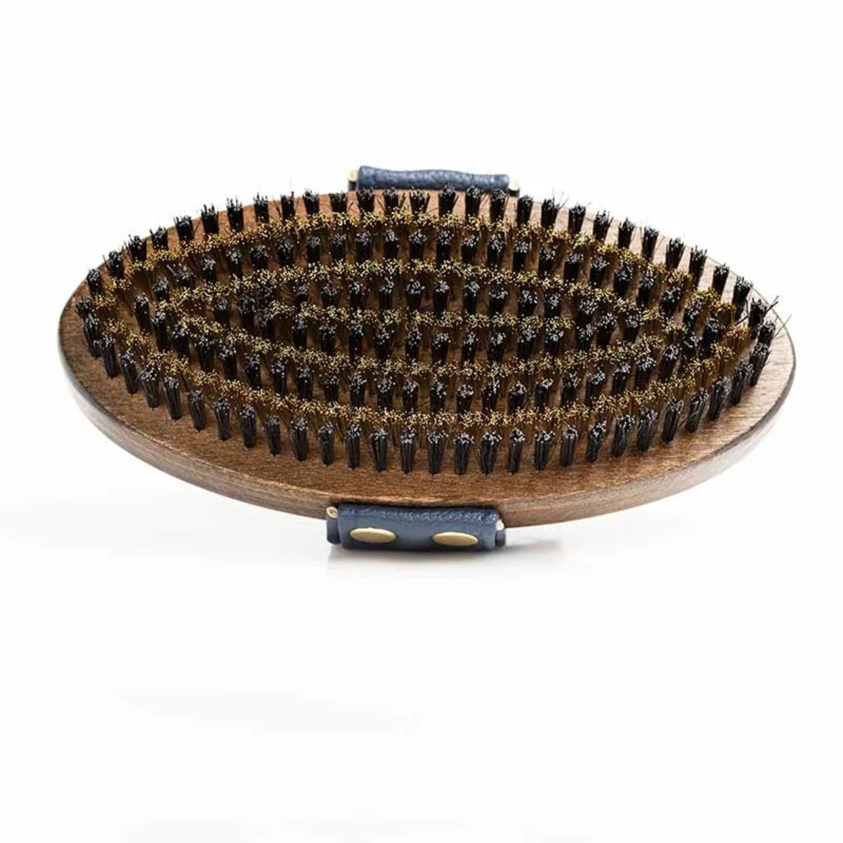 View of bristles on harmony copper brush.