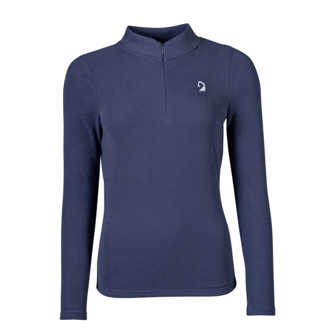 soft base layer for horse riding in indigo
