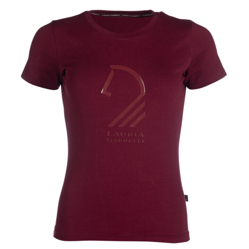 Bordeaux short sleeve top / t-shirt / tee. Soft and breathable