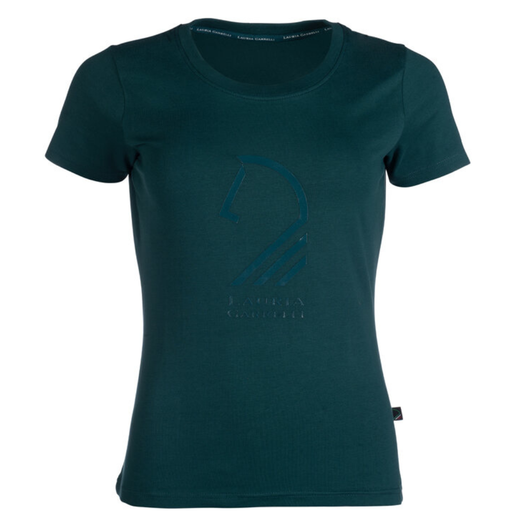 Deep green (petrol) short sleeve top / t-shirt / tee. Soft and breathable